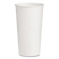 Double-Sided Poly (DSP) Paper Cold Cups, 21 oz, White, 1,000/Carton