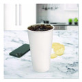 Double Sided Poly (DSP) Paper Cold Cups, 28 oz to 32 oz, White, 40 Cups/Sleeve, 12 Sleeves/Carton