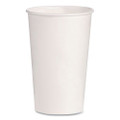 Double Sided Poly (DSP) Paper Cold Cups, 16 oz, White, 50 Cups/Sleeve, 20 Sleeves/Carton