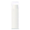 Double Poly Paper Food Containers, 5 oz, 3.38" Diameter x 2.01"h, White, Paper, 1,000/Carton