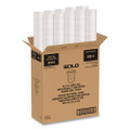 Recycled Content PCF Paper Hot Cups, 10 oz, ProPlanet Seal, White/Blue, 480/Carton