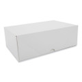 Two-Piece Sausage and Meat Patty Boxes, 12.12 x 7.87 x 4, White, Paper, 125/Carton