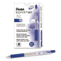 R.s.v.p. Rt Ballpoint Pen, Retractable, Medium 1 Mm, Blue Ink, Clear Barrel, Dozen