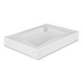 Window Flag Design Pie Boxes, 16 x 12 x 2.25, White, Paper, 100/Carton