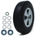 Tilt Truck Wheels, 12" Wheel, Black