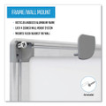 Earth Silver Easy Clean Dry Erase Boards, 48 X 96, White, Aluminum Frame