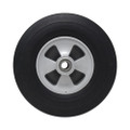 Tilt Truck Wheels, 650 lb Weight Capacity, 10" Wheel, Black