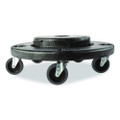 3" Swivel Caster, 0.44" x 1.38" Swivel Stem, Gray