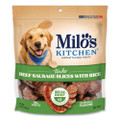 Homestyle Dog Treats, Beef Sausage Slices with Rice, 10 oz Pouch, 5 Pouches/Carton