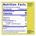 No Calorie Sweetener, 0.04 oz Packet, 2,000/Carton
