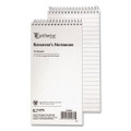 Earthwise by Ampad Recycled Reporter's Notepad, White Cover, Gregg Rule, (70) White 4 x 8 Sheets, Dozen