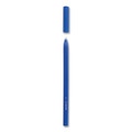 Ballpoint Pen, Stick, Medium 1 mm, Blue Ink, Blue Barrel, Dozen