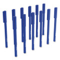 Ballpoint Pen, Stick, Medium 1 mm, Blue Ink, Blue Barrel, 12/Pack, 36 Packs/Carton