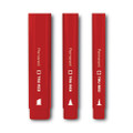 Permanent Marker, Pen-Style, Fine Bullet Tip, Red, Dozen