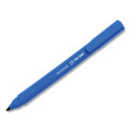 Permanent Marker, Pen-Style, Fine Bullet Tip, Blue, Dozen