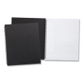 Wirebound Soft-Cover Project-Planning Notebook, Project-Management Format, Black Cover, (80) 11 x 8.5 Sheets