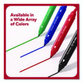 Permanent Marker, Pen-Style Twin-Tip, Extra-Fine/Fine Bullet/Needle Tips, Assorted Colors, 4/Pack