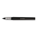 Rollerball Pen, Stick, Fine 0.5mm, Black Ink, Black/Clear Barrel, Dozen