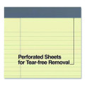 Notepads, Wide/Legal Rule, (50) Canary 8.5 x 11 Sheets, 12/Pack