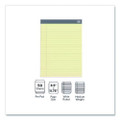 Notepads, Wide/Legal Rule, (50) Canary 8.5 x 11 Sheets, 12/Pack