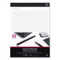 Notepads, Narrow Rule, (50) White 8.5" x 11" Sheets, 12/Pack