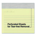 Notepads, Wide/Legal Rule, (50) Canary Yellow 8.5 x 14 Sheets, 12/Pack