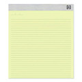 Notepads, Wide/Legal Rule, (50) Canary Yellow 8.5 x 14 Sheets, 12/Pack