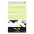 Notepads, Wide/Legal Rule, (50) Canary Yellow 8.5 x 14 Sheets, 12/Pack