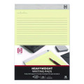 Notepads, Wide/Legal Rule, (50) Canary Yellow 8.5 x 11 Sheets, 12/Pack