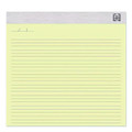 Notepads, Narrow Rule, (50) Canary 8.5 x 11 Sheets, 12/Pack