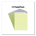 Notepads, Narrow Rule, (50) Canary 8.5 x 11 Sheets, 12/Pack