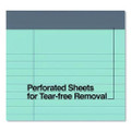 Notepads, Wide/Legal Rule, (50) Assorted Pastel Color 8.5 x 11 Sheets, 6/Pack