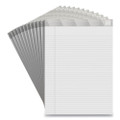Notepads, Narrow Rule, (50) White 8.5 x 11 Sheets, 12/Pack