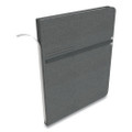 Large Mastery Journal with Pockets, 1-Subject, Narrow Rule, Charcoal/Red Cover, (192) 10 x 8 Sheets