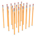 Wooden Pencil, HB (#2), Black Lead, Yellow Barrel, 48/Pack