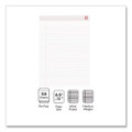 Notepads, Wide/Legal Rule, (50) White 8.5 x 11 Sheets, Dozen