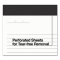 Notepads, Narrow Rule, (50) White 5" x 8" Sheets, 6/Pack