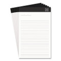 Notepads, Narrow Rule, (50) White 5" x 8" Sheets, 6/Pack