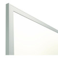 Melamine Dry Erase Board, 36" x 24", White Surface, Gray/Natural Aluminum Frame