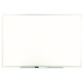 Melamine Dry Erase Board, 36" x 24", White Surface, Gray/Natural Aluminum Frame