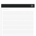 Notepads, Narrow Rule, (50) White 8.5 x 11 Sheets, 6/Pack