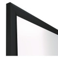 Magnetic Porcelain Dry Erase Board, 96" x 48", White Surface, Black Aluminum Frame