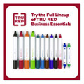 Tank Dry Erase Markers, Broad Chisel Tip, Assorted Colors, 12/Pack