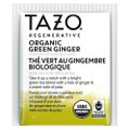 Tea Bags, Organic Green Ginger, 16/Box, 6 Boxes/Carton
