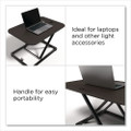 FlexFit Manual Adjustable Laptop Riser, 26.7 x 18.8 x 1.7 to 15.9, Black, Supports 26.7 lbs