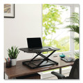 FlexFit Manual Adjustable Laptop Riser, 26.7 x 18.8 x 1.7 to 15.9, Black, Supports 26.7 lbs