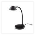 LED Gooseneck Desk Lamp, 13" High, Black