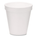 Foam Drink Cups, 6 oz, White, 1,000/Carton