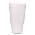 Foam Drink Cups, 32 oz, White, 400/Carton