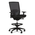 500 Series Mesh and Fabric Stool, Supports to 300 lb, 24.6 x 34.4 Seat Height, Black Seat, Black Back, Black Base